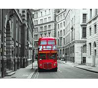 AG DESIGN FTNM 2614 Non-Woven London Bus Giant Wall Poster, Multi-Colour, 160 x 110 cm