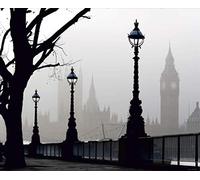 AG DESIGN Magic London Giant Wall Poster, Non Woven, Multi-Colour, 360 x 270 cm