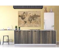 AG Design Map Old Giant Wall Poster, Non Woven, Multi-Colour, 160 x 110 cm