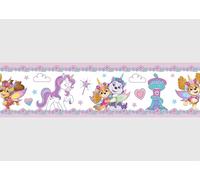 AG Design Paw Patrol Unicorn Self-Adhesive Border, AWBD 8032, Waterproof Children's Room Wall Decoration, Wall Border for Girls and Boys, Foil, Multicoloured, Width 500 cm x Height 13.8 cm