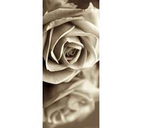 AG DESIGN Sepia Rose Giant Wall Poster, Non Woven, Multi-Colour, 90 x 202 cm