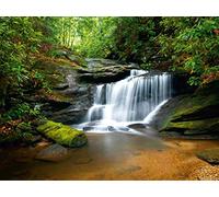 AG DESIGN Waterfall Photo Wallpaper, Paper, Multi-Colour, 373 x 254 cm