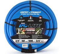 AG-LITE Rubber Hot & Cold Water Rubber Garden Hose: Ultra-Light & Super Strong (3/4" x 50') - BSAL3450