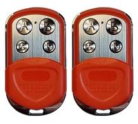 AG MATIC Universal Multi-Frequency Garage Door & Gate Remote Control Cloner Duplicator All Fixed Code & Some Rolling Code ASK/FSK 433-868MHz. (Pack of 2 Red)