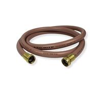 Ag-Rite Custom Length Garden Hose - Ideal Lead-In Hose with Female-to-Female Ends - 5/8in diameter Brown Hose with Brass Fittings, No Kink, No Leak, Lightweight and Heavy Duty (8 FT)