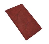 AG Wallets 20 Card Napa Leather Wallet for Men - Slim Long RFID Credit Card Holder with 2 Bill Compartments & ID Window - Large Capacity Full Grain Leather Bifold Wallet, Burgundy, Long Wallet