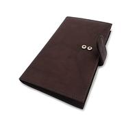 ag wallets Genuine Leather Mens Long ID 19 Credit Card Security Wallet, Brown, One size, Minimalist
