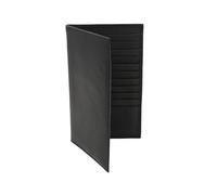 AG Wallets Leather Wallets for Men and Women | RFID Protection| 20 Credit Card, 1 ID & Cash, Mens Leather Wallet Black & Credit Card Wallet for Men and Women, Slim Bifold Wallet, Black, Minimalist