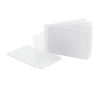 AG Wallets Set of 2 Premium Clear Wallet Inserts - Durable Vinyl Card & Photo Holders, Multiple Styles for Bifold, Trifold & Checkbook Wallets, Clear, Bifold_6 Page