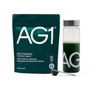 AG1 Greens Powder Supplement | Daily Nutrient Boost: Vitamins, Minerals, Gut-Friendly Bacteria, Gluten Free, Vegan and Keto Friendly | 70+ Ingredients by AG1 Athletic Green