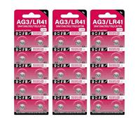 AG3 1.55V Button Batteries SR41 192 L736 384 SR41SW CX41 LR41 392 Cell Coin For Lamps Watches Cameras Clocks And More Battery For Electronic Devices