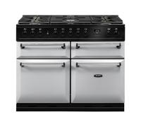 AGA Masterchef Deluxe MDX110DFPAS 110cm Wide Pearl Ashes Dual Fuel Freestanding Range Cooker - Chrome Trim
