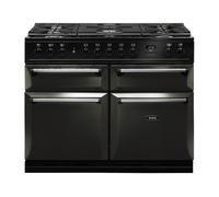 AGA Masterchef Deluxe MDX110DFPWT 110cm Wide Pewter Dual Fuel Freestanding Range Cooker - Chrome Trim