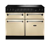 AGA Masterchef Deluxe MDX110EICRM 110cm Wide Cream Induction Freestanding Range Cooker - Chrome Trim