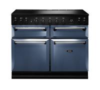 AGA Masterchef Deluxe MDX110EIDAR 110cm Wide Dartmouth Blue Induction Freestanding Range Cooker - Chrome Trim