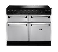 AGA Masterchef Deluxe MDX110EIPAS 110cm Wide Pearl Ashes Induction Freestanding Range Cooker - Chrome Trim
