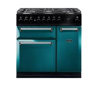 AGA Masterchef Deluxe 90 Dual Fuel Range Cooker - Salcombe Blue