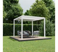 Agadon Aluminium Pergola Shading System 300 X 300 Cm White