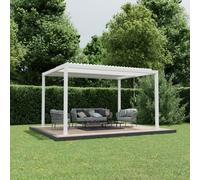 Agadon Aluminium Pergola Shading System 300 X 400 Cm White