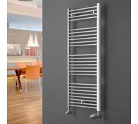Agadon C1 1264 X 450 mm Chrome Towel Radiator -1089 Btu - 5 Years Guarantee