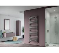Agadon C2 1264 X 450 mm Chrome Towel Radiator - 1119 Btu - 5 Years Guarantee