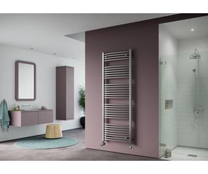 Agadon C2 916 X 450 mm Chrome Towel Radiator - 809 Btu - 5 Years Guarantee