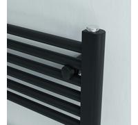 Agadon Grace Electric Towel Radiator - 750 x 500 - Black