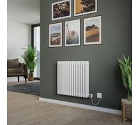 Agadon Kylo Electric 3 Column Radiator 400 X 1010 mm White - 900W Smart Heating Element