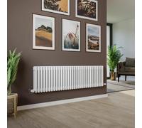 Agadon Kylo 3 Column Traditional Radiator - 400 x 1460 - White