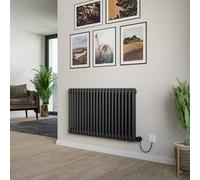 Agadon Kylo Electric 2 Column Radiator 600 X 1010 mm Anthracite - 900W Heating Element