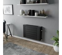 Agadon Lisbon Designer Lst Convector 600 X 880 mm Black - 3184 Btu - 10 Years Guarantee