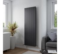 Agadon Madrid Aluminium Designer Radiator 1800 X 600 mm Anthracite - 5048 Btu - 10 Years Guarantee