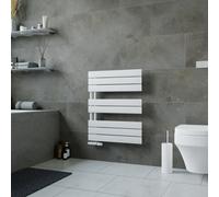 Agadon Panio Up Designer Panel Towel Radiator 745 X 600 mm White - 1526 Btu - 10 Years Guarantee