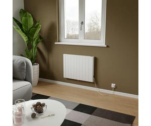 Agadon Riley Aluminium Electric Convector Radiator - 580 x 590 - White
