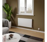 Agadon Riley Electric Panel Radiator in White | Size: 580mm x 590mm Agadon White 580mm x 590mm