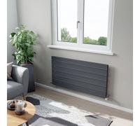 Agadon Rome Designer Aluminium Radiator in Dark Grey | Size: 603mm x 1200mm Agadon Dark Grey 603mm x 1200mm