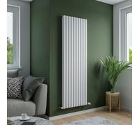 Agadon Solo Duplex Designer Oval Tube Radiator in White | Size: 1800mm x 600mm Agadon White 1800mm x 600mm