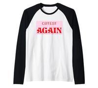 Again Cute Baby Announcement Pregnancy Raglan Baseball Tee