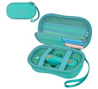 Againmore Case Compatible with 3Doodler Start+ Essentials, 3D Pen Set Storage Organizer with 4-Pockets Divider for Filament Refill Packs, Kids Art Activity Carrier Box (Case Only)-Full Green