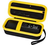 Againmore Case Compatible with Portable Air Pump, 120 PSI Air Compressor, Car Tire Inflator Storage Bag, Black+Yellow Zipper