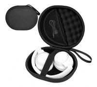 Againmore Headphone Travel case for JBL Tune 720BT 770NC 520BT 510BT 670NC | Wave Foam & Elastic Strap Secure Folded Headphones, Mesh Pocket Stores Cables, Carry Handle for Travel, Black, Case Only