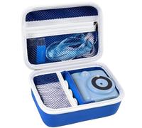 Againmore Kids Camera Bag Compatible with GREENKINDER/for Uleway/Gofunly/for NUOTUN Digital Camera; Instant Camera Storage Box, Dark Blue, No, dark blue, No