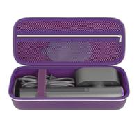 Againmore Steamer Case Compatible with Jack & Rose/for FEPPO/for Nesugar/for Kssvzz Portable Steamers, Handheld Iron Carrying Storage Bag Organizer with Mesh Pocket for Accessories-Purple