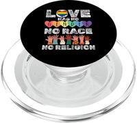 Against Racism! For Politics Human Rights Love PopSockets PopGrip for MagSafe