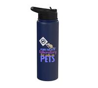 Against Rats in the Laboratory - Chemistry Mouse Lab Rat Stainless Steel Insulated Water Bottle