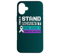 Against Sexual Assault and Domestic Violence Case for iPhone 16 Plus
