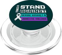Against Sexual Assault and Domestic Violence PopSockets PopGrip for MagSafe