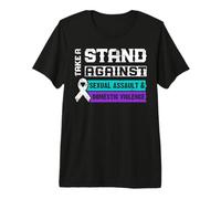 Against Sexual Assault and Domestic Violence Premium T-Shirt