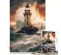 Against The Storm 1000 Piece Jigsaws for Adults Puzzle DownTime Game Decompress Fun Challenge Fine Art (50x75cm)