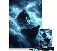 Against The Storm Jigsaw for Teenagers 1000 Pieces Sharp Mind Restful Game Family Pastime Room Decor (38x52cm)